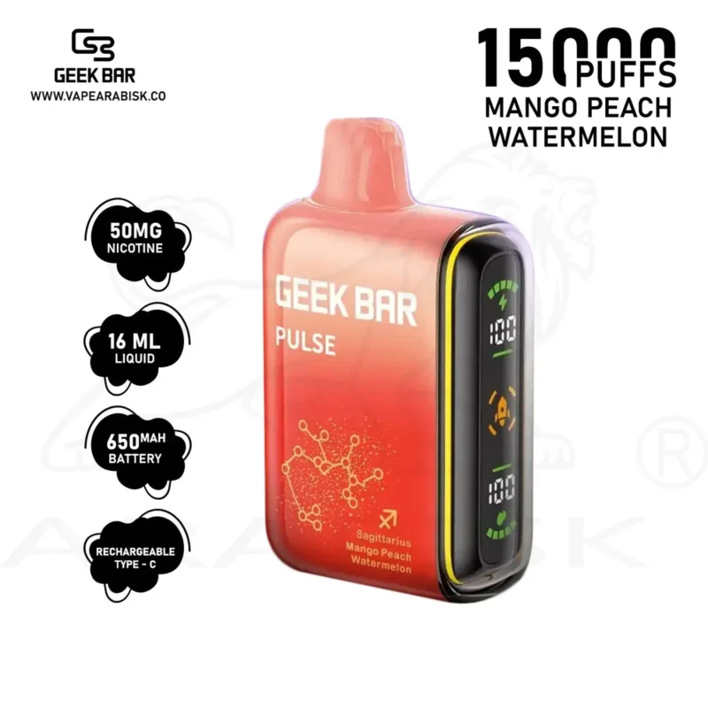 Geek Bar Pulse 15,000 Puffs Disposable 16ML - Image 41